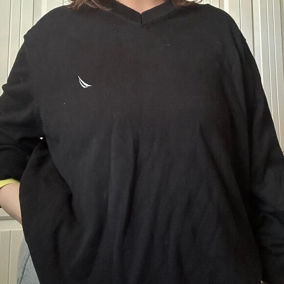 Nautica Other - Nautica Men's Black Crewneck Jumper Size XXL